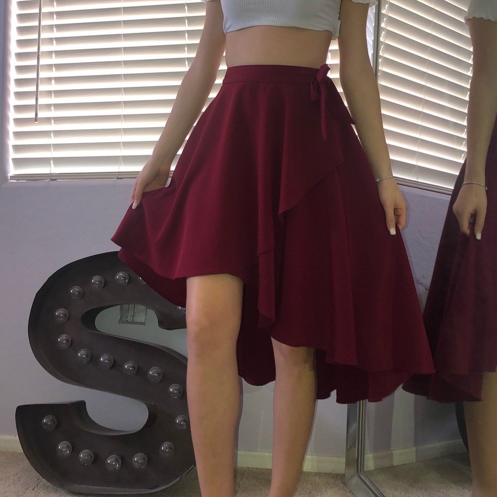 Express High Low Skirt wrap